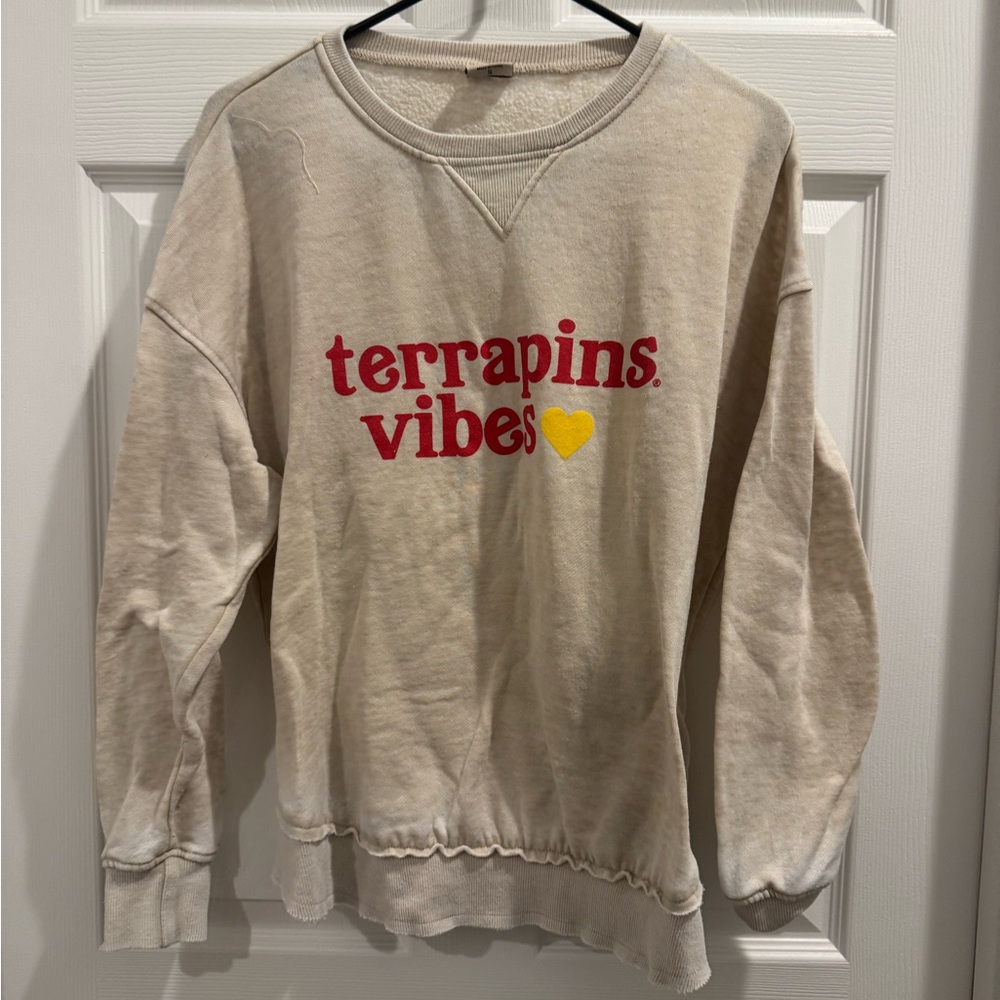 Terrapins Vibes Beige Sweatshirt